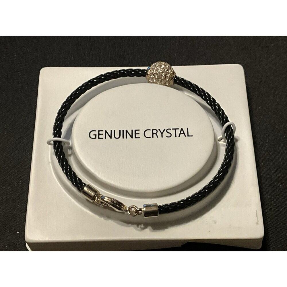 Stainless‎ Steel Crystal Bracelet NIB
